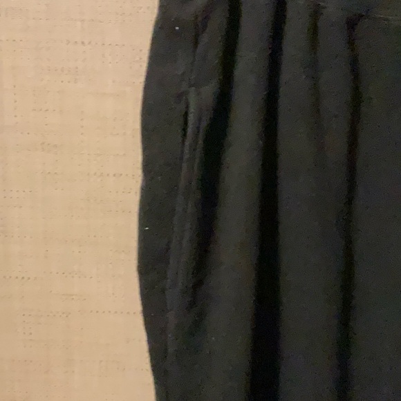 Black Sweatpants with Red Detail Relaxed Fit - Picture 3 of 9